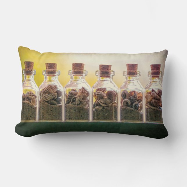 Bottled Beaches Lumbar Cushion (Front)