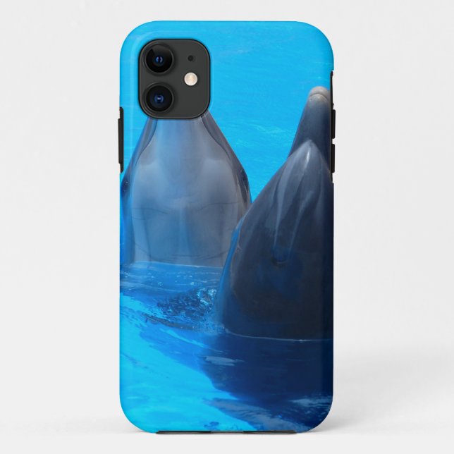 bottlenose dolphin fish marine ocean under water Case-Mate iPhone case (Back)