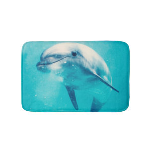 Bottlenosed Dolphin Underwater Bath Mat