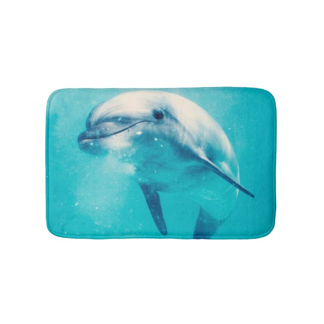 Bottlenosed Dolphin Underwater Bath Mat (Front)