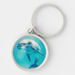 Bottlenosed Dolphin Underwater Key Ring