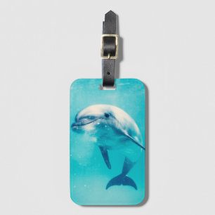 Bottlenosed Dolphin Underwater Luggage Tag