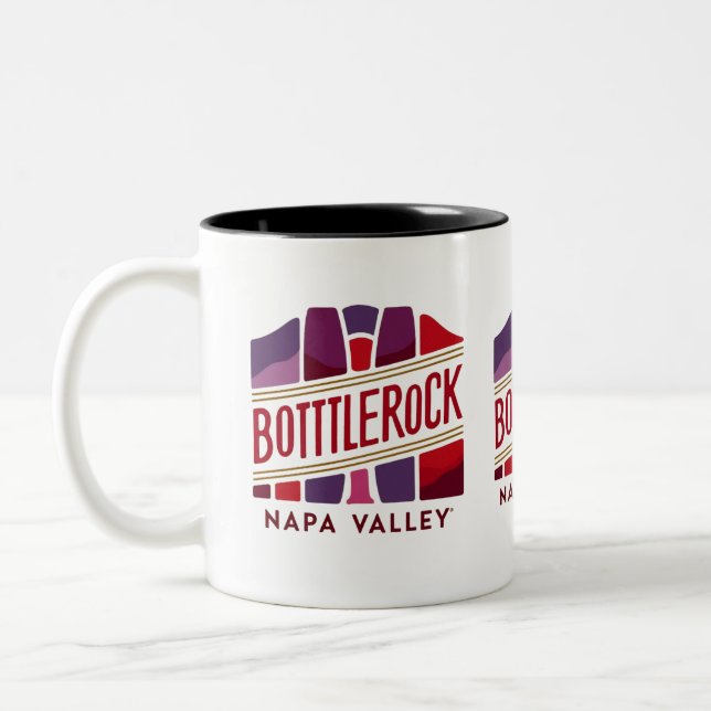 BottleRock Napa Valley Two-Tone Coffee Mug | Music (Left)
