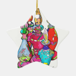 bottles2010 ceramic tree decoration