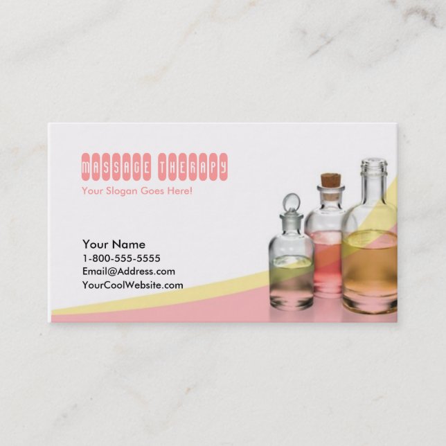 Bottles Business Card (Front)