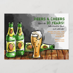Bottles of Beer Invitation