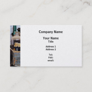 Bottles of Chemicals in Wooden Box - Platinum Business Card