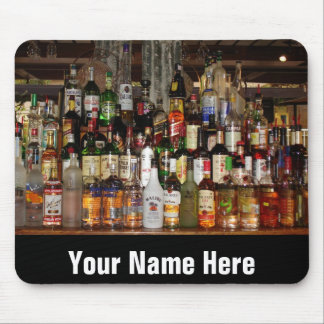 Bottles of Liquor Mouse Pad