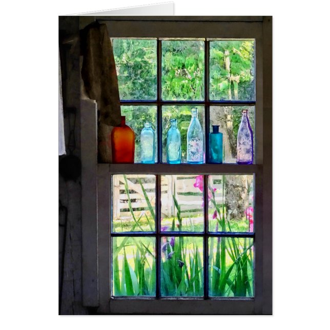 Bottles on Kitchen Window (Front)