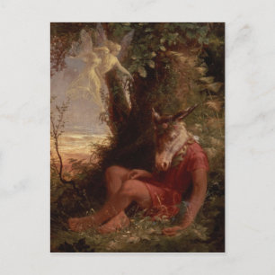 Bottom Asleep, 1891 Postcard