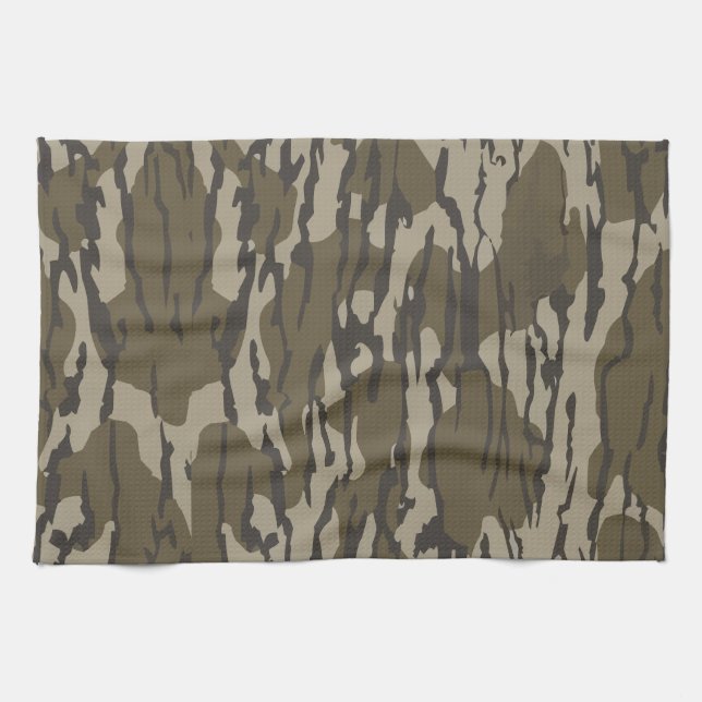 Bottom Land Camo Tea Towel (Horizontal)