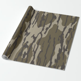 Bottom Land Camo Wrapping Paper