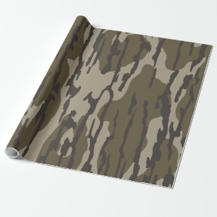 Bottom Land Camo Wrapping Paper