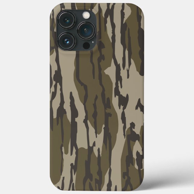 Bottom Lands Camo for Men Hunting Apparel Gear Case-Mate iPhone Case (Back)