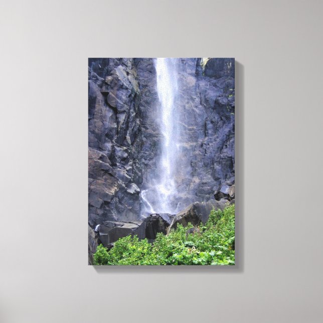Bottom of Bridalveil Falls, Yosemite, CA Canvas Print (Front)