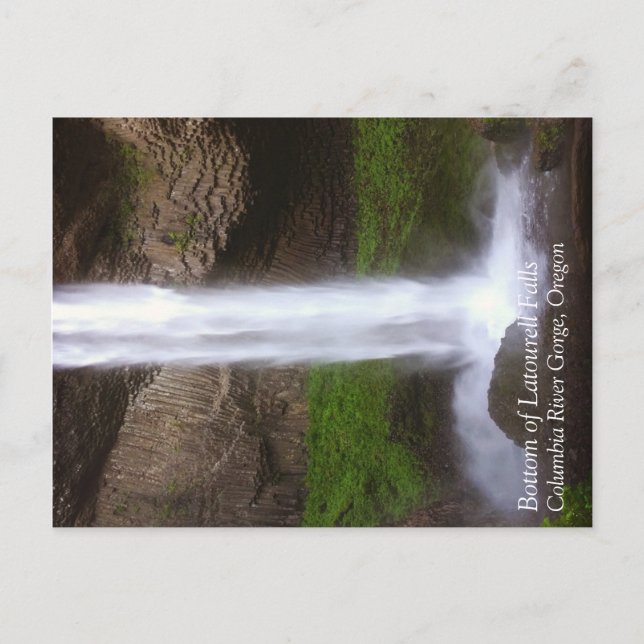 Bottom of Latourell Falls, OR Postcard (Front)