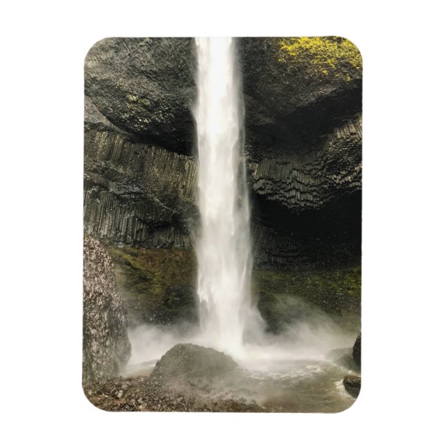 Bottom of Latourell Falls, Oregon Magnet (Vertical)