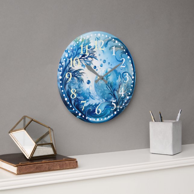 Bottom of the Sea Wall Clock (Office)