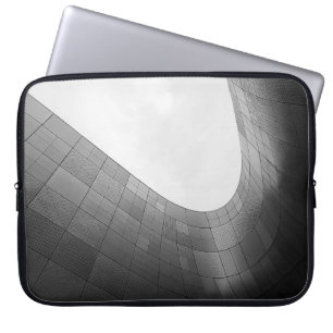 BOTTOM-VIEW CONCRETE BUILDING LAPTOP SLEEVE