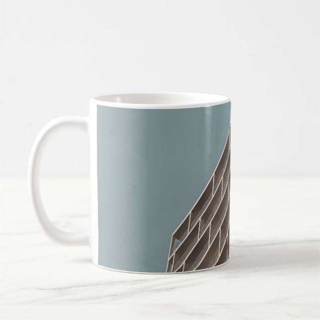 BOTTOM VIEW OF HIGH RISE BUILDING COFFEE MUG (Left)