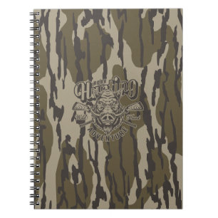 Bottomland Camo Boar Hunting Wild Boar Notebook