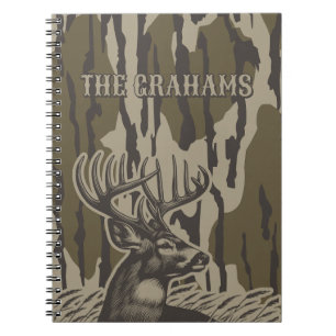 Bottomland camo family journal customisable name