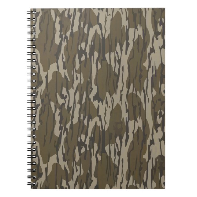 Bottomland Camo for Men Hunting Apparel Gear Notebook (Front)