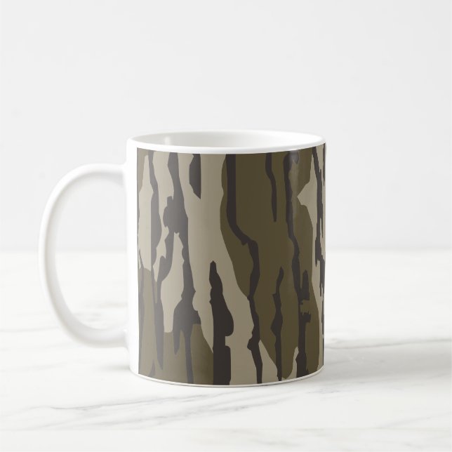 Bottomland Camo Old School Camouflage Coffee Mug (Left)