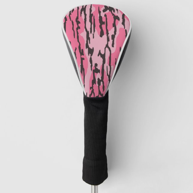 Bottomland camo pink bottomland Camo girls Golf Head Cover (Front)