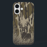 Bottomland camo whitetail deer buck hunting camo iPhone 16 case<br><div class="desc">Bottomland camo whitetail deer buck hunting camo is a specialised hunting camouflage designed for optimal concealment in woodland and lowland environments. Featuring earthy tones and natural patterns, it blends seamlessly with the forest, enhancing stealth and effectiveness for deer hunters. This camo ensures hunters remain undetected, improving their hunting strategies in...</div>
