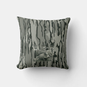 Bottomland Camo Whitetail Deer Mule Deer Pronghorn Cushion