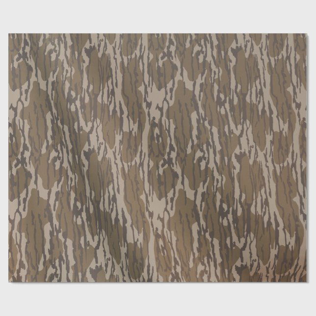 Bottomland Camo Wrapping Paper (Flat)