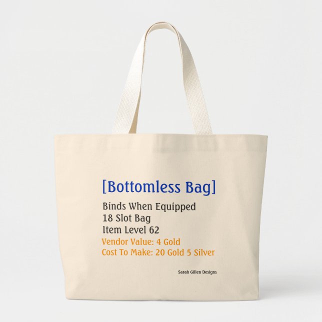 Bottomless Bag (Front)