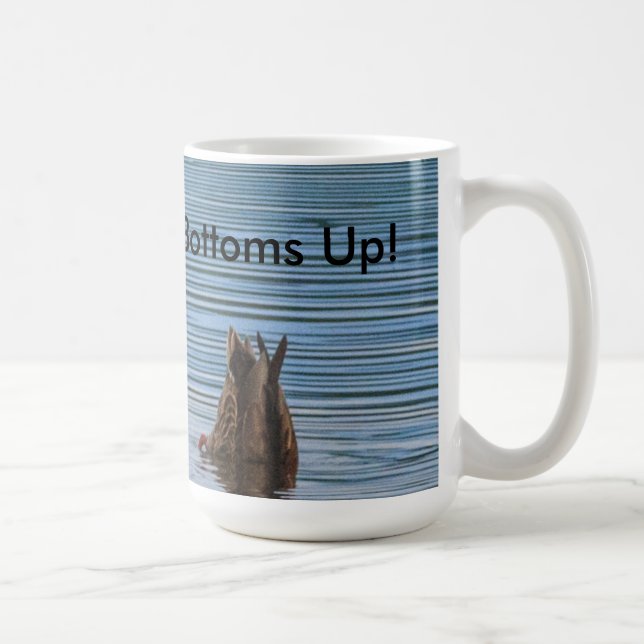 Bottoms Up Coffee Mug (Right)