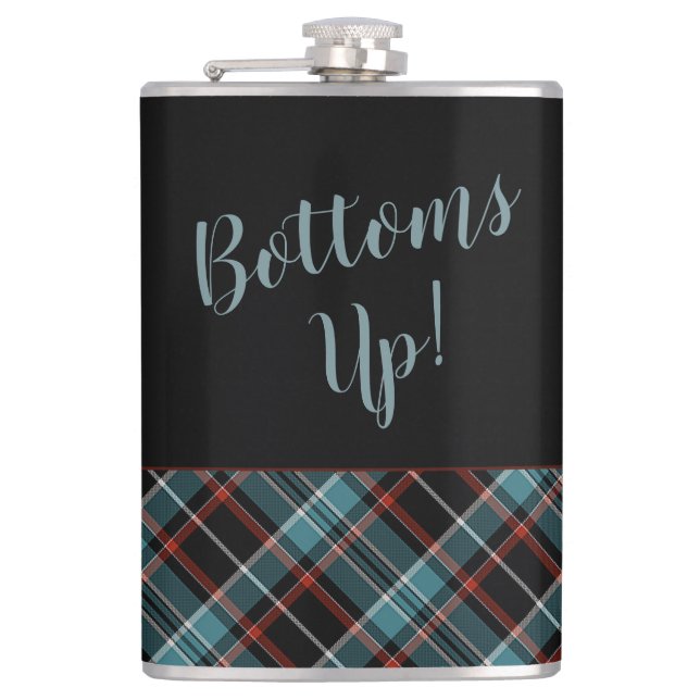 Bottoms Up! Hip Flask (Front)