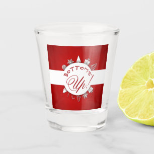 “Bottoms Up!” Shot Glass