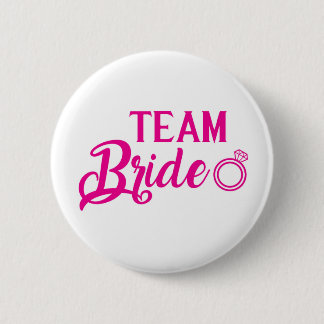 Botton Team Bride 6 Cm Round Badge