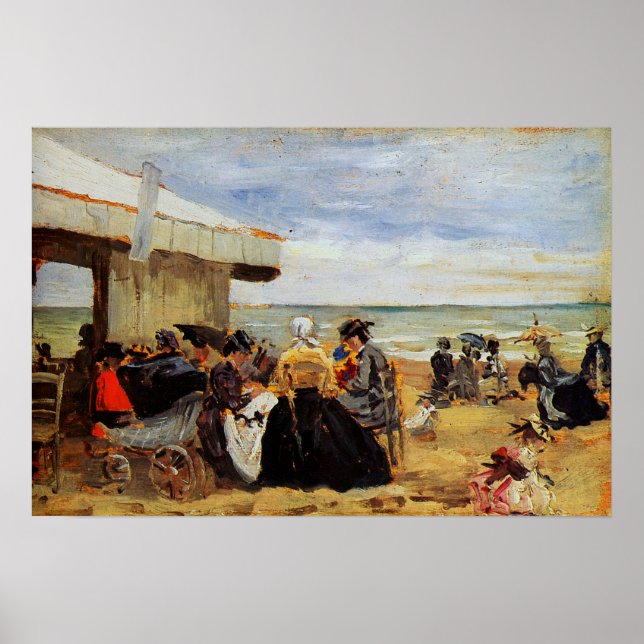Boudin - Beach Scene Poster (Front)