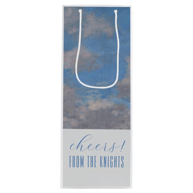 Boudin Clouds Wine Gift Bag (Front)
