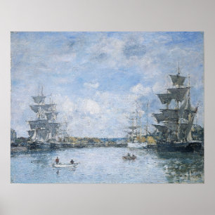Boudin - Deauville 1893 Poster