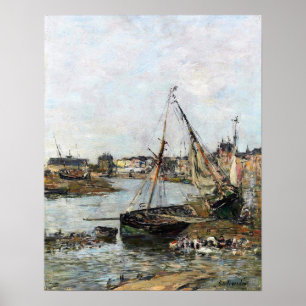 Boudin - Trouville Harbour Poster