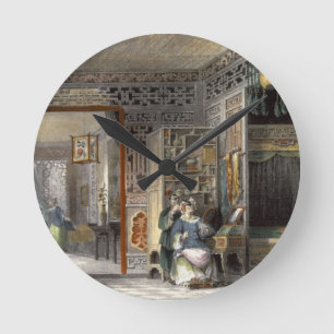 Boudoir and Bed-Chamber of a Lady of Rank, from 'C Round Clock