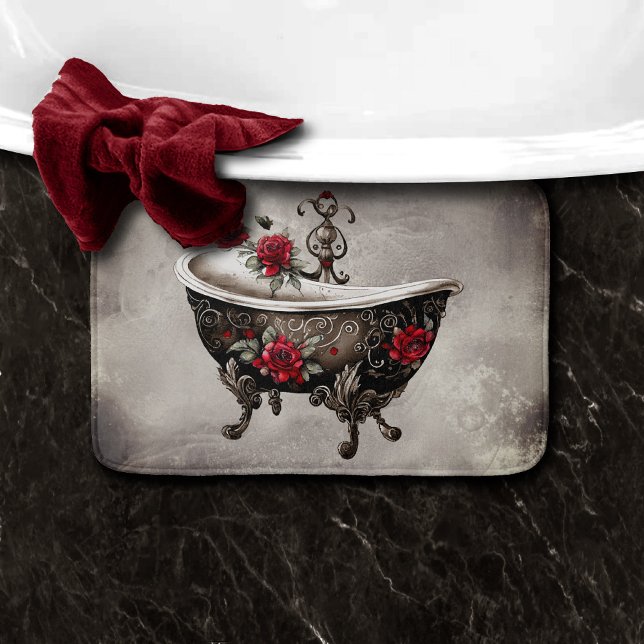 Boudoir | Bathtub Old Antique Gold Footed Bath Tub Bath Mat (Creator Uploaded)