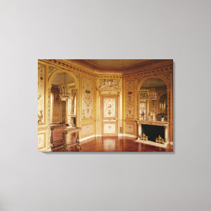 Boudoir of Marie-Antoinette  decorated in 1785 Canvas Print