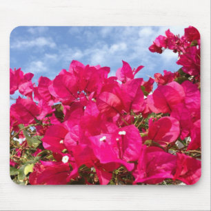 Bougainvillea and Beautiful Blue Sky Mouse Pad