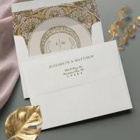 Bougainvillea Art Nouveau Vintage Mucha