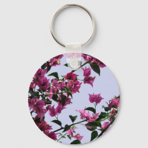 Bougainvillea Branch Keychain