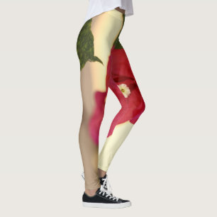 Bougainvillea Flower Picture Leggings