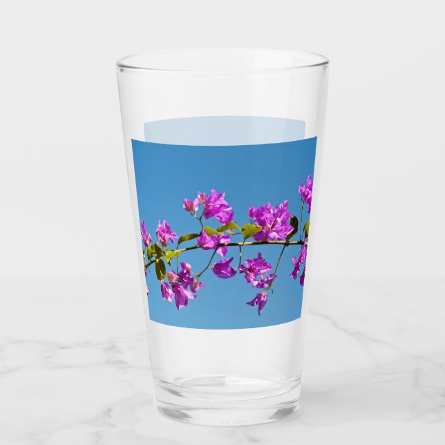 Bougainvillea Flowers Glass (Front)