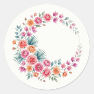 Bougainvillea in Bloom Envelope Seal Sticker